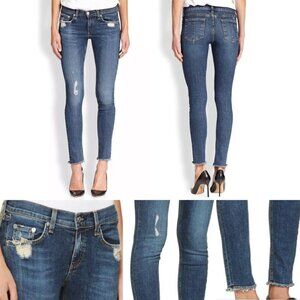 Rag & Bone Destroyed Skinny Denim Jeans in La Paz Sz 28
